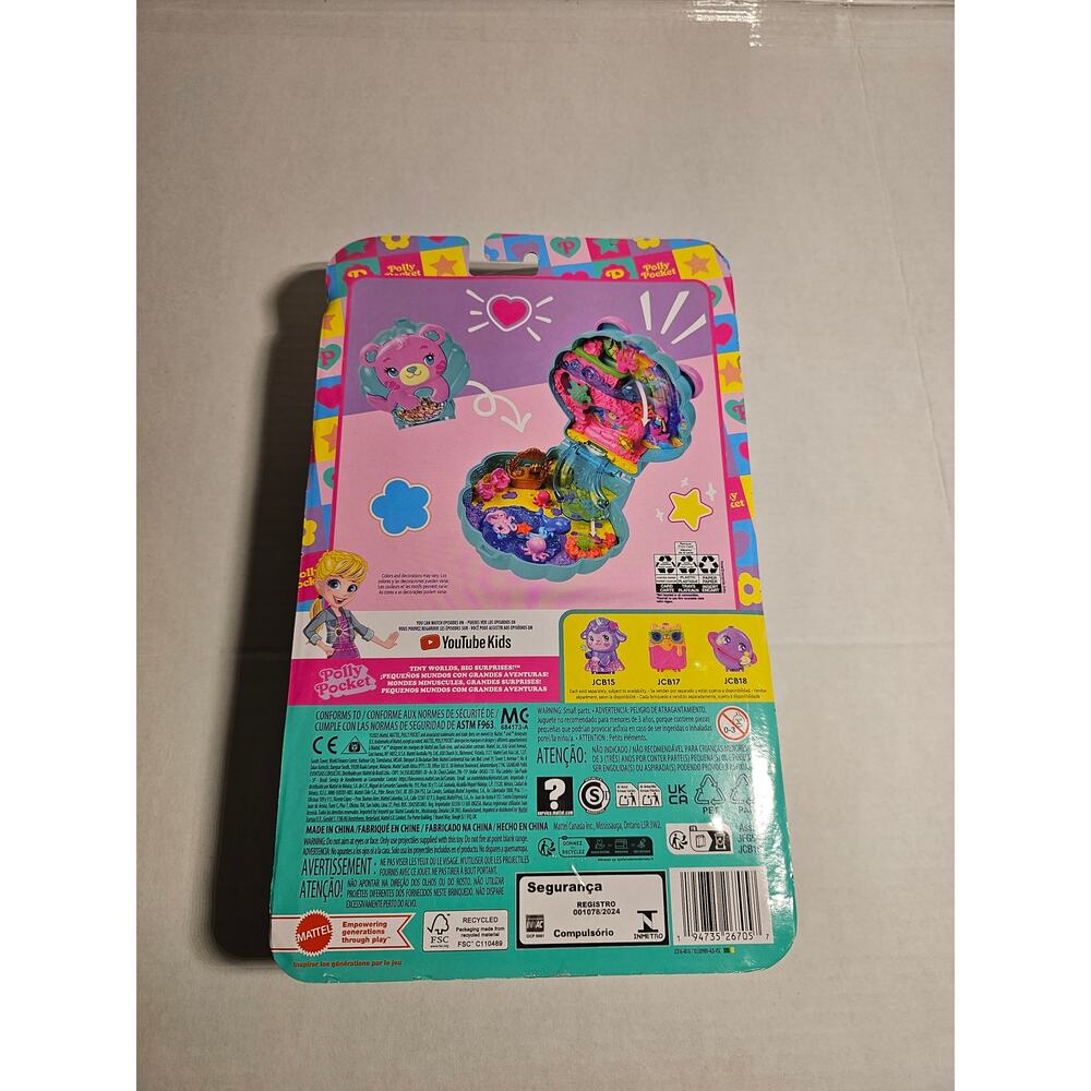 Polly Pocket Mama & Baby Bear Compact Playset NEW SEALED